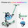 My First Scooting Bundles: Mini 4in1 Deluxe LED Scooter with Helmet