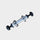 Balance Bike Lite Wheel Axle: Black /  Silver