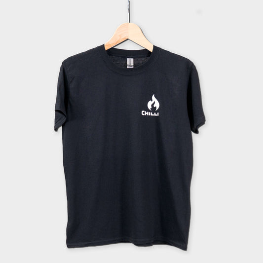 Chilli Oversized T Shirt XL 12-14 Years: Black