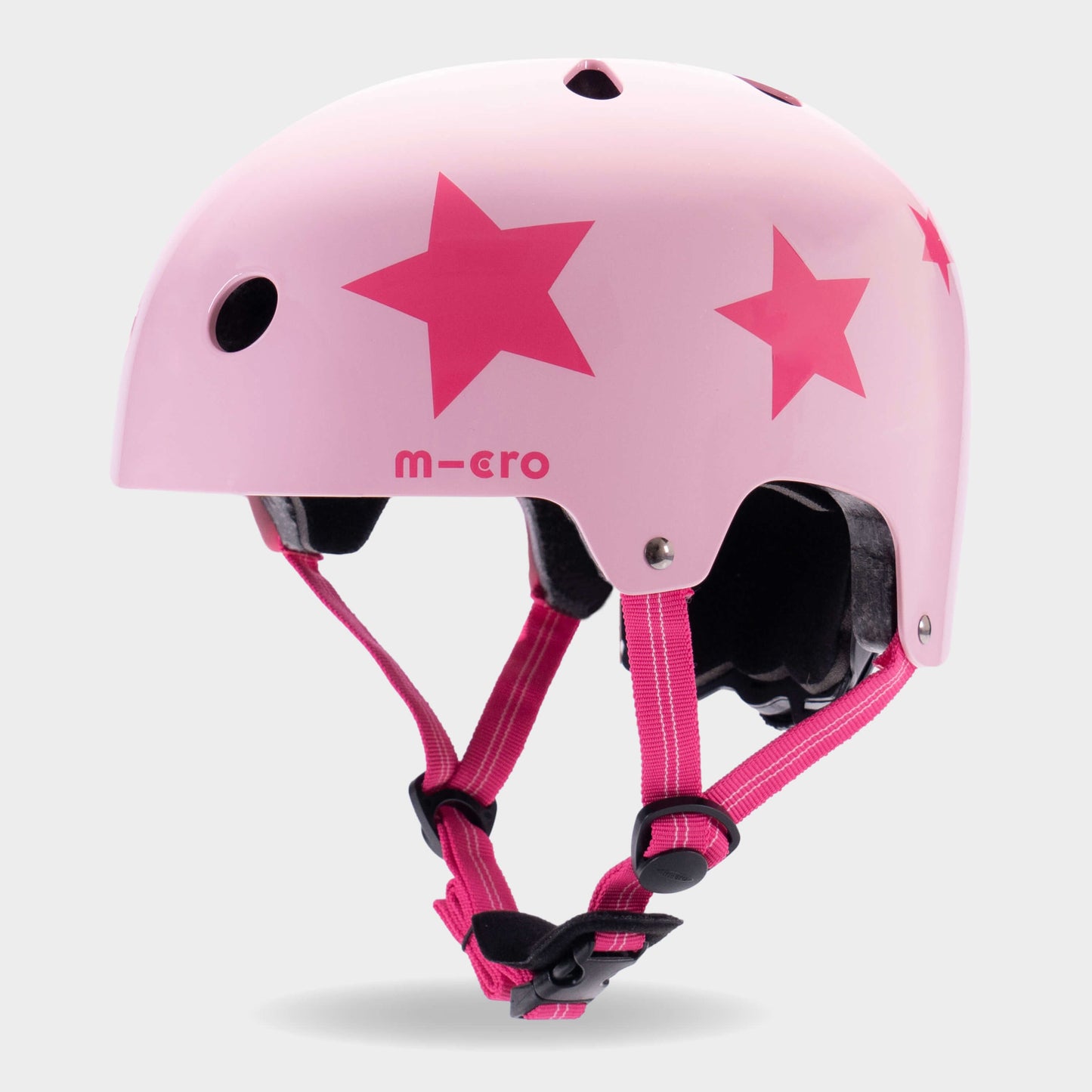 Helmet, Pull & Carry, Bell: Pink Star