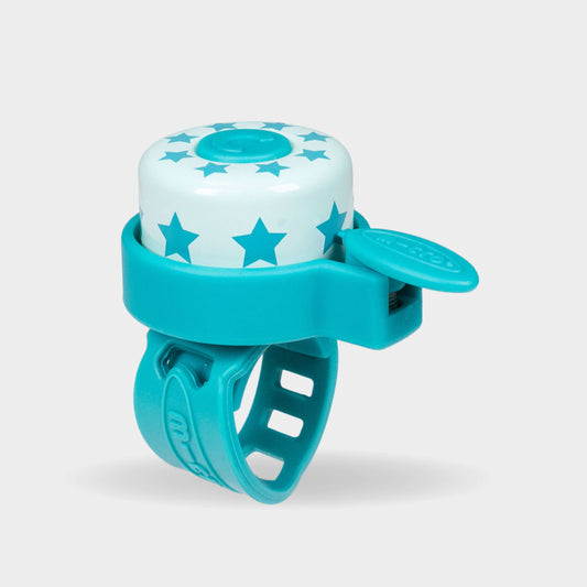 Scooter & Bike Bell Pattern Bell: Aqua Star