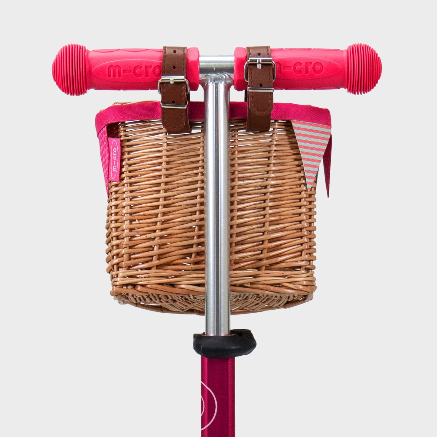 Wicker Basket: Pink