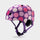 Printed Helmet for Bikes and Scooters: Purple Dot