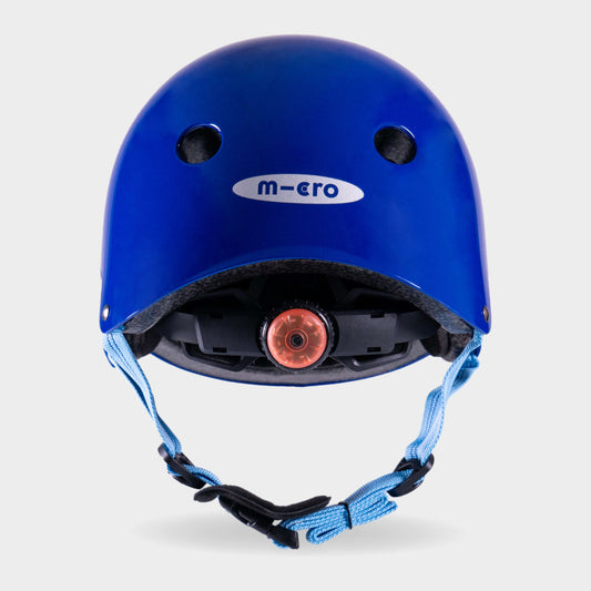 Plain Helmet For Bikes and Scooters: Glossy Blue