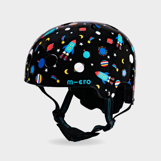 Printed Helmets for Bikes and Scooters: Space Print