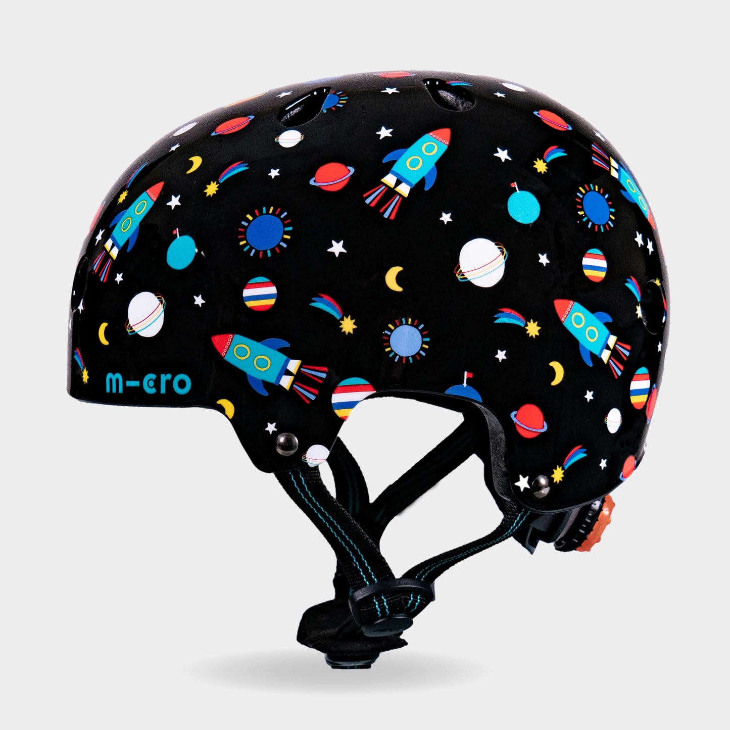 Printed Helmets for Bikes and Scooters: Space Print