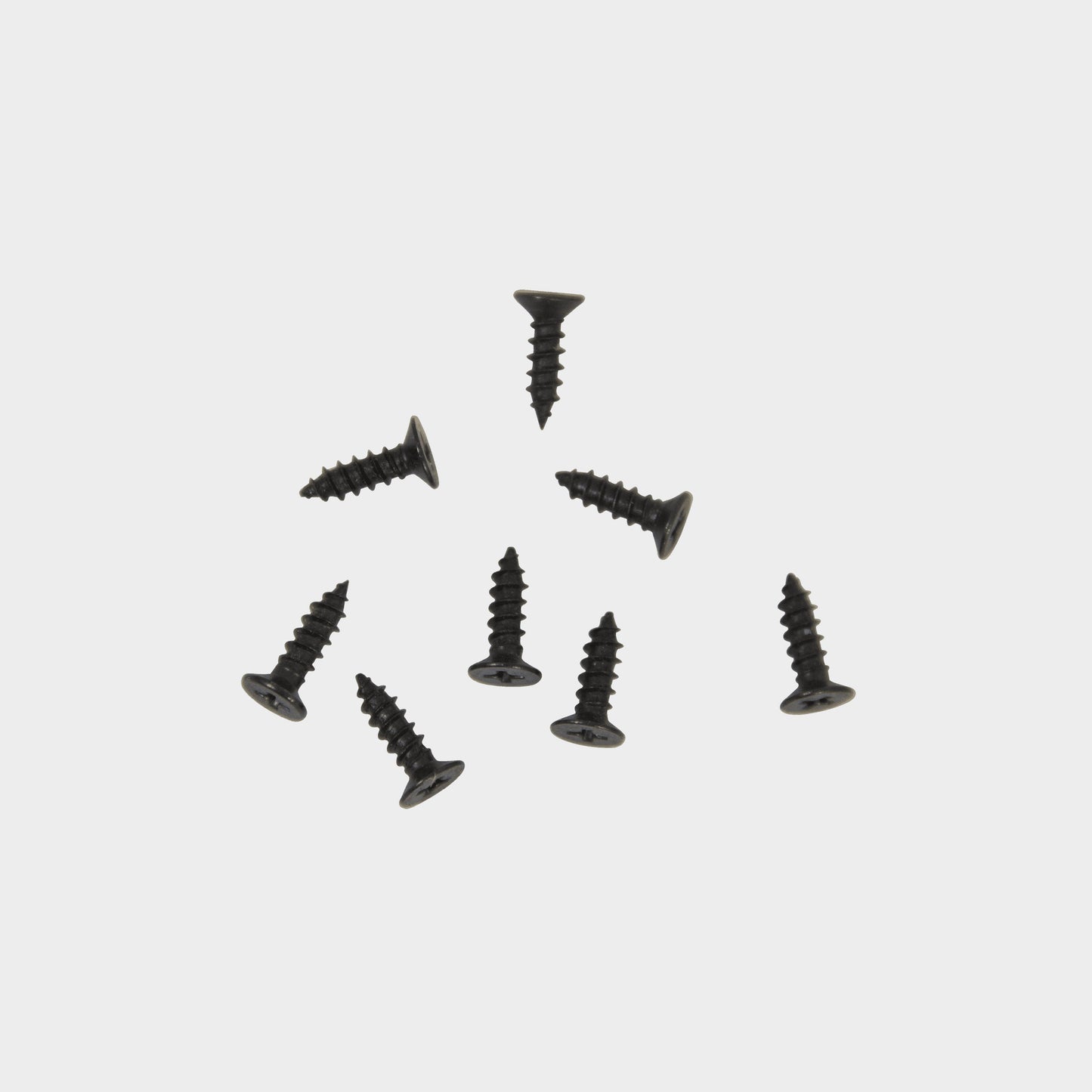 Mini Micro Small Deck Screws x 8: Black