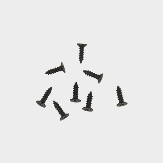 Mini Micro Small Deck Screws x 8: Black