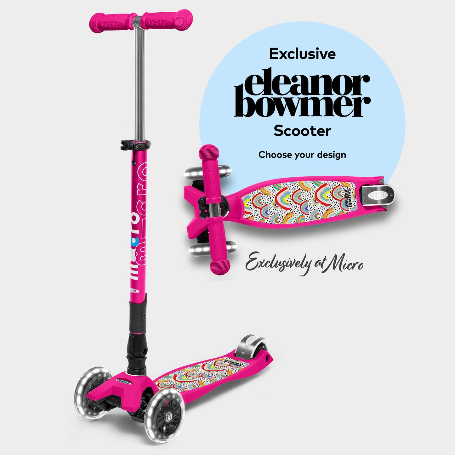 Maxi Micro Foldable Eleanor Bowmer Design LED: Pink