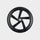 Micro Cruiser Plain Wheel: Black