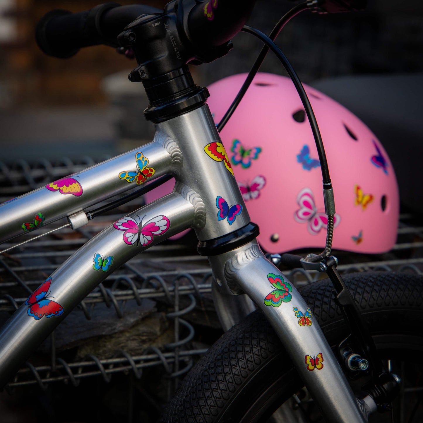 Scooter, Bike and Accessory Stickers Pack of 25 Stickers: Butterflies