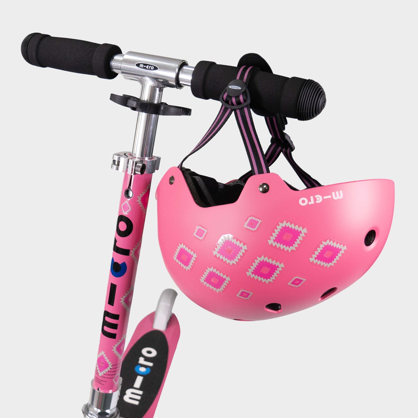 Scooter, Bike and Accessory Stickers Pack of 48 Stickers: Pink Print