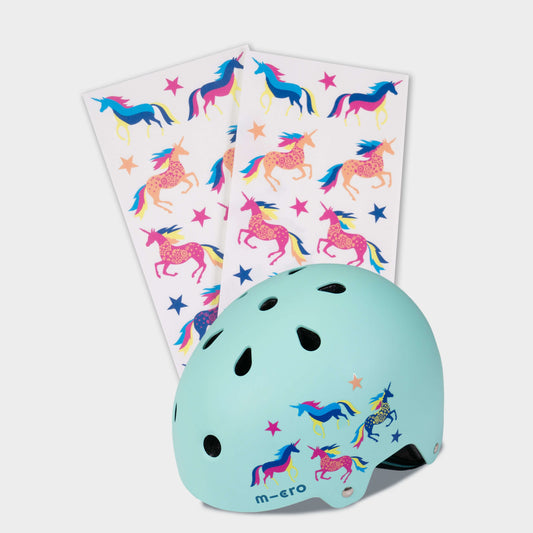 Scooter, Bike and Accessory Stickers Pack of 34 Stickers: Unicorn