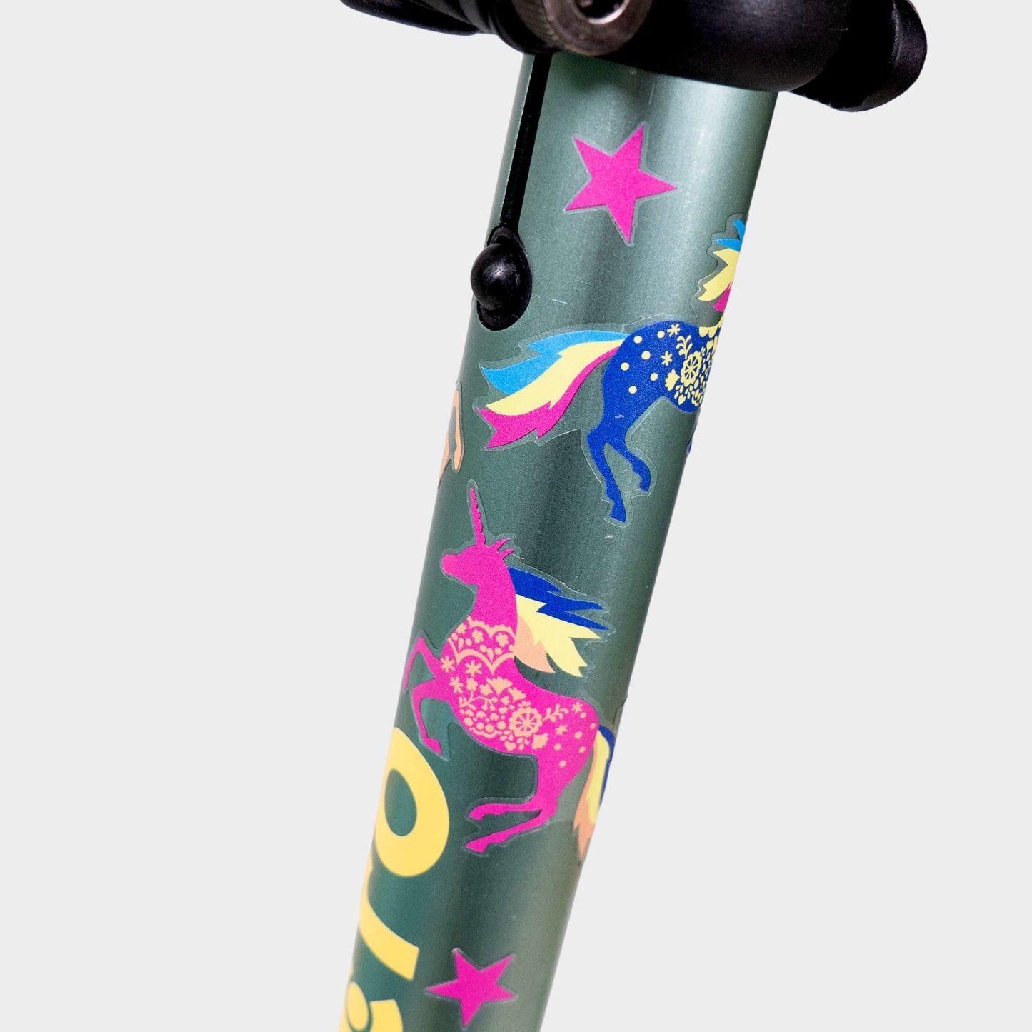 Scooter, Bike and Accessory Stickers Pack of 34 Stickers: Unicorn