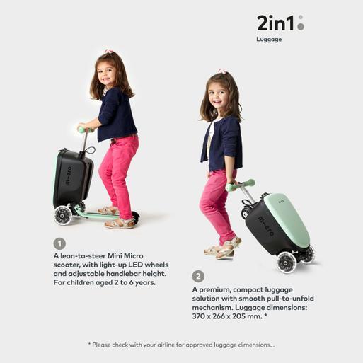 Childs suitcase scooter on sale