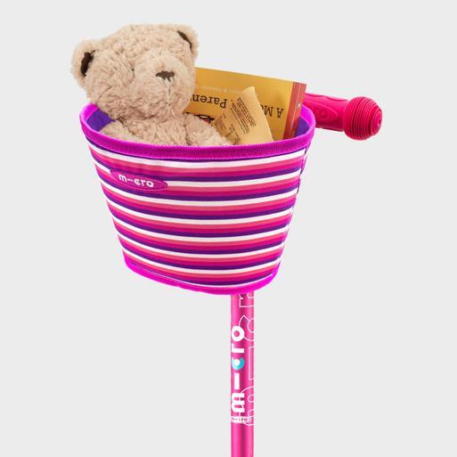 Micro scooter store basket pink